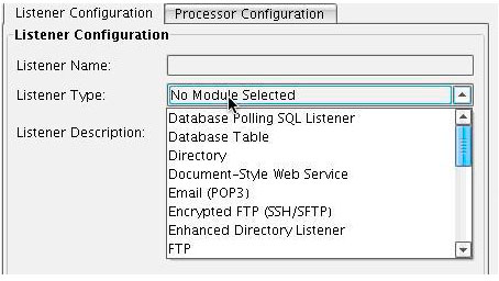 Adapter Configuration Panel