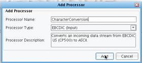EBCDIC Conversions CharacterConversion Name Panel
