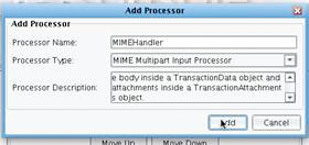 MIME Multipart Input Processor Name Processor Menu