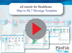 Map to HL7 Message Template