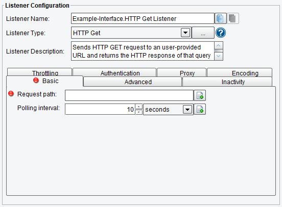 HTTP GET Basic Listener/Adapter Configuration in PilotFish Engine 