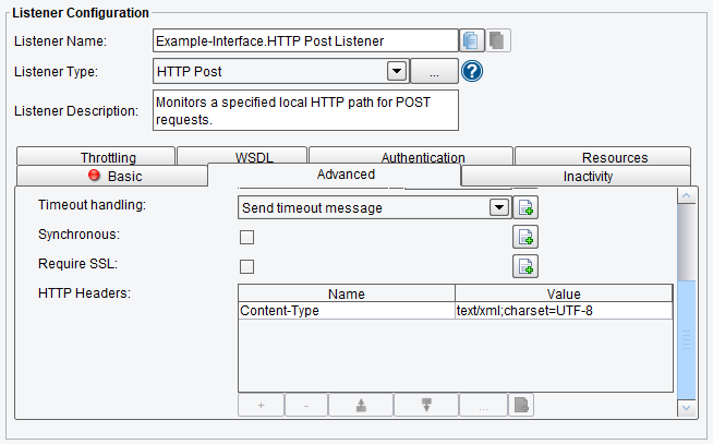 HTTP POST Listener/Adapter Advanced Configuration Options in PilotFish