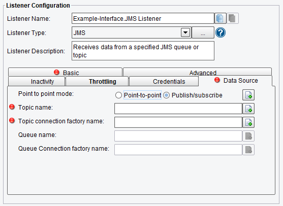 JMS Listener/Adapter Additional Resource Configuration Options